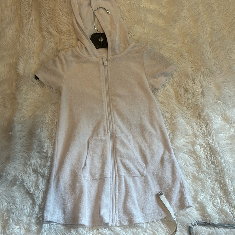 Crisp white towel dress wonder nation XS(5/6)